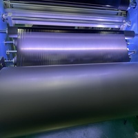 Film de transfert thermique noir résistant aux rayures 33mm*650m 1 pouce, en résine cirée, pour impression par transfert thermique sur films, emballages alimentaires et bonbons