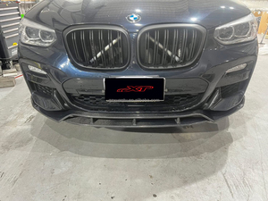 Alerón Delantero de Fibra de Carbono G01 para <span class=keywords><strong>BMW</strong></span> X3 <span class=keywords><strong>X4</strong></span> G01 G02, Divisor de Parachoques Deportivo, Kit de Carrocería 2018-2021 - Product Image 5