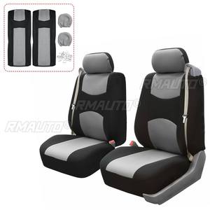 Paire de housses de siège avant de voiture avec ceinture de sécurité intégrée, housse de siège en tissu, housse de coussin de siège pour Ford F-150 2004 2005 2006 2007 2008 - Product Image 1