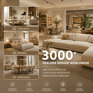 Ensemble de canapés modulaires VL Modern Furniture en tissu mélangé chenille et lin, pour salon, 3, 4, 5, 6 ou <span class=keywords><strong>7</strong></span> places, couleur noire nuage - Product Image 6