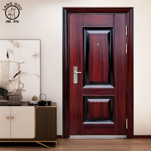 <span class=keywords><strong>Puerta</strong></span> Metálica de Seguridad con Mirilla, Tamaño Personalizado, Fabricante Chino, para Hogar u Oficina - Product Image 1
