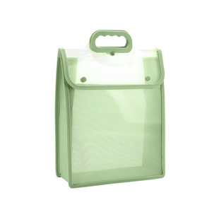 Venta caliente escuela Oficina colgante almacenamiento papelería en Dubai alta calidad Simple grande impermeable PP acordeón archivo bolsa - Product Image 6
