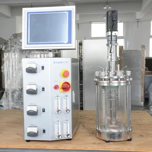 Biorreator de ácidos hialurônicos para extração de fermentação laboratorial 2l, recipiente fermentador