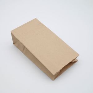 Eco Friendly Customized Logo Branded Promotional Food Kraft Paper <b>Bag</b> Without Handles - Product Image 2