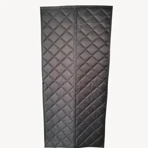 Heat Shield Winter Fabric Door Curtain Magnetic Thermal Insulated Door Curtain for Winter
