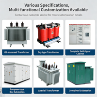 Poste de transformation préfabriqué 10 kV 100-1600 kVA, poste de transformation compact, norme CE IEC, transformateur en coffret, OEM ODM
