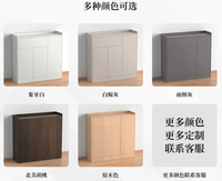 Meuble à chaussures en MDF avec compartiment caché, pour usage domestique, entrée intérieure, étagère à chaussures de luxe léger, 5 niveaux, grande capacité, tout-en-un