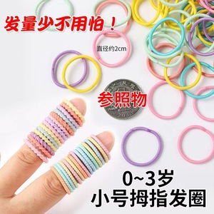Attaches pour cheveux de bébé de couleur bonbon, bandeau doux à haute élasticité pour filles, accessoires pour cheveux à usage quotidien - Product Image 4