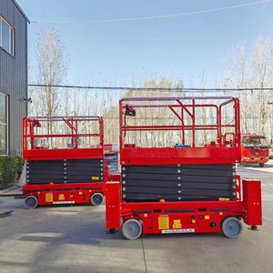 Pengiriman Gratis YUNTU YT-LPC Lift Gunting Hidrolik Mobile 4m 6m 8m 10m Elevator Otomatis untuk Konstruksi - Product Image 3