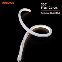 Bande LED carrée 24V 12*12 168 LED/m IP68 3000-6500K 360° flexible 5m/rouleau OEM/ODM Éclairage résidentiel CE/CB/RoHS USB