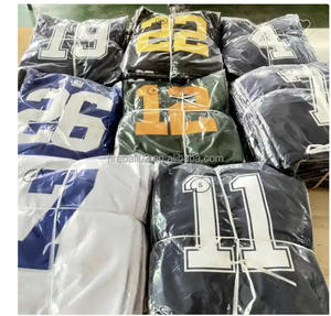 הסיטונאי גברים זולים רקומים ארה "ב כל קבוצה רוגבי מדים באיכות גבוהה משלוח - Product Image 3