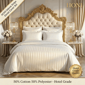 Parure de lit Airbnb en coton rayé 240TC, résistante <span class=keywords><strong>à</strong></span> la décoloration, 4 pièces, entretien facile, literie commerciale - Product Image 6