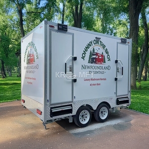 2025 Concession Pays Extérieur Public Portable Mobile Toilettes Sur Site Remorques Western Style Toilette Remorque À Vendre - Product Image 1