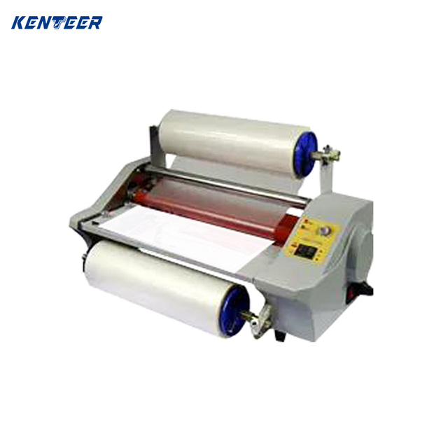 Hot Cold A3 Desktop Laminator Roll to Roll Laminating Machine for Bopp Film/Foil/Laminator Pouch Film
