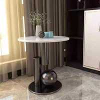 Table basse mobile, petite, contemporaine, en métal, durable, écologique, facile à nettoyer, moderne, portable, de luxe, pour salon, chambre à coucher