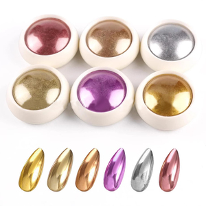 Poudre miroir magique pour ongles, couleur rétro, or, 6 couleurs, parfum de farine - Product Image 3