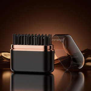 Lisseur de cheveux portable sans fil à trois températures, mini lisseur de voyage, <span class=keywords><strong>brosse</strong></span> de lissage, chauffage rapide, peigne <span class=keywords><strong>en</strong></span> céramique - Product Image 2