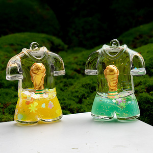 アクリルオイルインクイックサンドジャージーキーホルダー卸売、周辺機器ミルクカラー愛らしい風神ヘラクレスカップペンダント装飾品 - Product Image 4