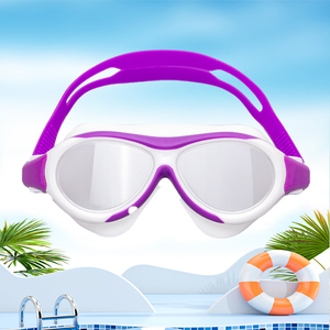 Lunettes de natation professionnelles pour adultes, en silicone, étanches, anti-buée, avec lentilles en PC, unisexes - Product Image 1