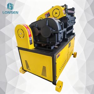 เครื่องยืดเหล็กเส้นเศษเหล็ก 6-20A 380V 8 รู มอเตอร์ 11kW ตัวลดความเร็ว 350 - Product Image 3