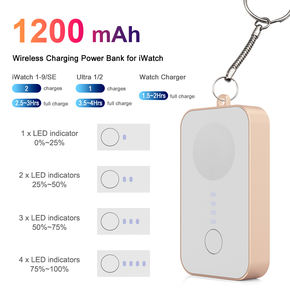 พาวเวอร์<span class=keywords><strong>แบ</strong></span>งค์แบบพกพา1200มิลลิแอมป์<span class=keywords><strong>แบ</strong></span><span class=keywords><strong>ต</strong></span>เตอรี่อลูมิเนียมอัลลอยด์ที่ชาร์จแบบแม่เหล็กสำหรับ <span class=keywords><strong>Apple</strong></span> <span class=keywords><strong>Watch</strong></span> - Product Image 5