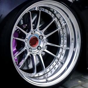 Özel Dövme 2 Parçalı Parlak Gümüş Derin Göbekli Çok Kollu Jantlar 5x114.3 19 20 İnç Toyota Supra için Jantlar - Product Image 1