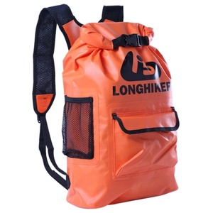 Muestra gratuita de este bolso de lona multiusos de PVC con acolchado impermeable para los hombros, ideal para natación, navegación, buceo y camping. - Product Image 3