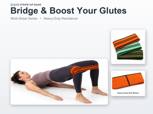 Bandes de Résistance en Tissu Polyester Antidérapantes pour Fessiers et Hanches, pour Femmes, Anti-Roulis, pour Squats et Entraînement des Jambes à Domicile ou en Salle de Sport - Product Image 5
