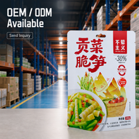 Guizhou Zure Soep Bamboescheuten Gongcai Knapperig Zuur Pittig Instant Voorgerecht Klaar om te Eten Snackzakje