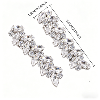 Barrettes à cheveux chic et scintillantes en zircon taille marquise, 2 pièces, multicolores, pour femmes, usage quotidien, mariage, bal de promo, demoiselle d'honneur, accessoires pour cheveux