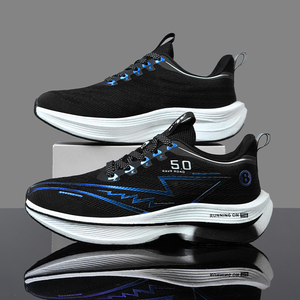 Chaussures de sport ultra-légères et respirantes à mailles larges pour hommes et couples, chaussures de course polyvalentes et décontractées - Product Image 6