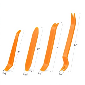 FOR Car Interior Trim Removal <b>Pry</b> Bar 4-Piece Set <b>Plastic</b> Nylon POM Auto Repair <b>Tool</b> General Use - Product Image 2