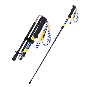 Bâtons de randonnée pliables en fibre de carbone ultralégères Robinson 100-130 cm, bâtons télescopiques pour la marche en plein air - Product Image 5