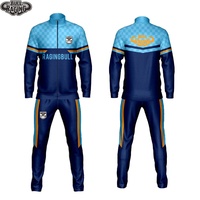 3x survêtement de sport à sublimation en polyester personnalisable combinaison d'entraînement de fitness écologique pour équipe pour les sports d'été et d'hiver