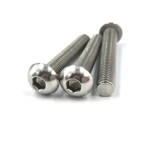 Customized M3 M4 <strong>M5</strong> M6 M8 M10 Stainless Steel Ss304 316 Round Head <strong>Bolts</strong> ISO7380 Mushroom Hexagon Socket Button Head <strong>Bolts</strong> - Product Image 4