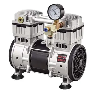 Hochdruck-AC-Luftpumpe Öl freie Zwei-Kolben-Vakuumpumpe mit Motor luft kompressor pumpen kopf