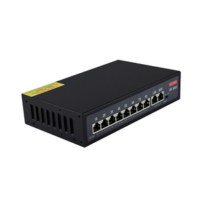 Conmutador Ethernet PoE Caja metálica de 8 puertos con conmutadores PoE de red industrial de enlace ascendente Gigabit - Product Image 4