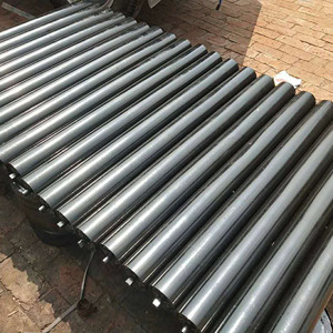 Ролик направляющий (противоотклонительный) для конвейера, с покрытием, для приводного ленточного конвейера, с резиновым диском для защиты от ударов и возвратного хода - Product Image 3