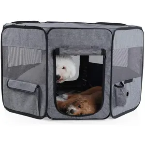 REALE PREMIUM PRODOTTO CHE AVETE MAI VISTO-Portatile Pieghevole Pet box cane Esercizio pen per Piu 'Grande Cani