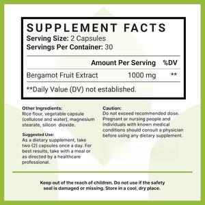 Cápsulas de Extracto Puro de Bergamota Cítrica, Apoyo al Equilibrio del Colesterol, Sin OMG, Sin Gluten, Venta al por Mayor - Product Image 5