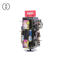 Présentoir universel à 3 couches pour téléphone portable, Rotation à 360 degrés, accessoires pour téléphone portable, étui pour chapeau, chaussettes, support