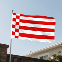 Drapeau de Bremen personnalisé de haute qualité 3x5ft (90x150cm) – Bannière de défilé allemande pour événements publics et affichages robustes