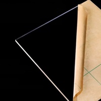 Vente en gros d'usine, plaque acrylique transparente personnalisée, panneau solide en plexiglas, cloison, gravure laser