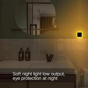 Luz Nocturna Enchufable con Sensor Automático de Oscuridad a Amanecer de 0.5W, Encendido y Apagado Automático para Dormitorio Infantil, Montaje en Pared - Product Image 5
