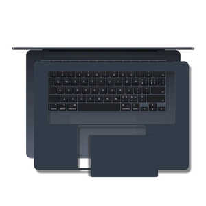 Protection intégrale 5-en-1 sans bulles <span class=keywords><strong>pour</strong></span> <span class=keywords><strong>MacBook</strong></span> <span class=keywords><strong>Air</strong></span> 15 13 (2026) A3449 A3448 A2941 A3241 A2681 – Protection des paumes et du corps - Product Image 5