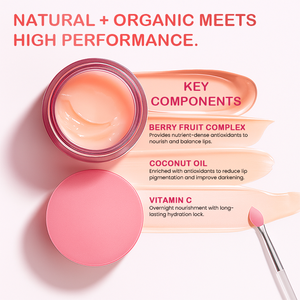 Masker tidur pelembap bibir, <span class=keywords><strong>Vegan</strong></span> organik, Krim pengencang kustom, perawatan memberi nutrisi perbaikan semalam untuk Bibir - Product Image 2