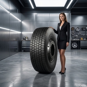 AD733 295/80R22.5 Truck Tires with Strong <b>Biting</b> Edges Guarantee Traction - Product Image 2