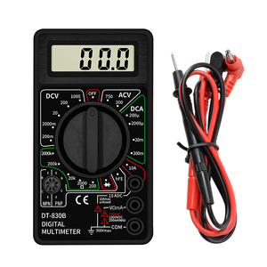Cheap <strong>Digital</strong> <strong>Multimeter</strong> <strong>With</strong> Buzzer Overload protection Safety Voltage Ampere Ohm Tester Probe DC AC LCD - Product Image 2