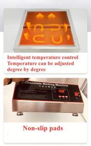 Macchina per la tempera del cioccolato all'ingrosso commerciale macchina per la fusione del cioccolato macchina per fare il cioccolato - Product Image 4