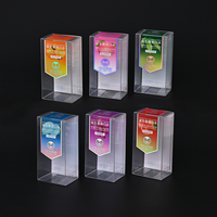 Boîte en plastique cosmétique pliable personnalisée en PVC transparent PET Acétate pour produit de bain de bouche